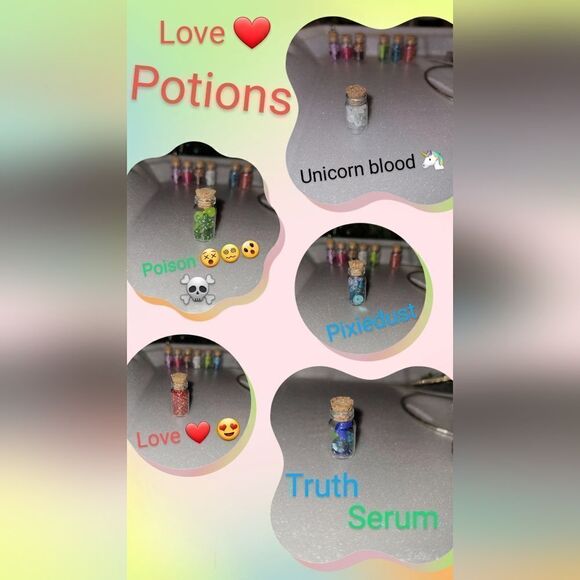 7 Valentines 💝 potion viles - Picture 2 of 5
